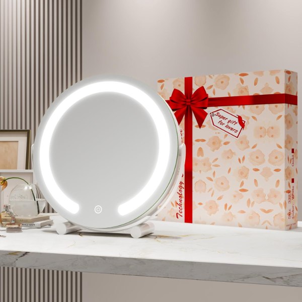 Espejo Maquillaje Redondo Led K20 2026