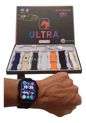 Smartwatch ULTRA 10 con 7 pulsos